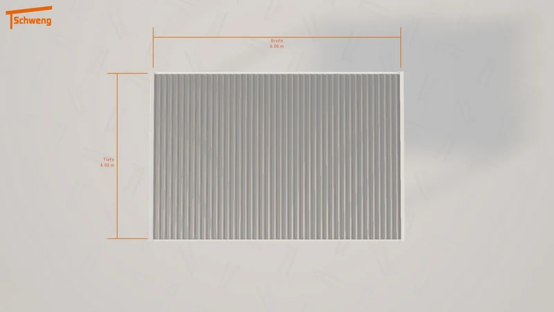 #DE Schweng Flachdachcarport C600+ (ID 9w4bw3) #MTG