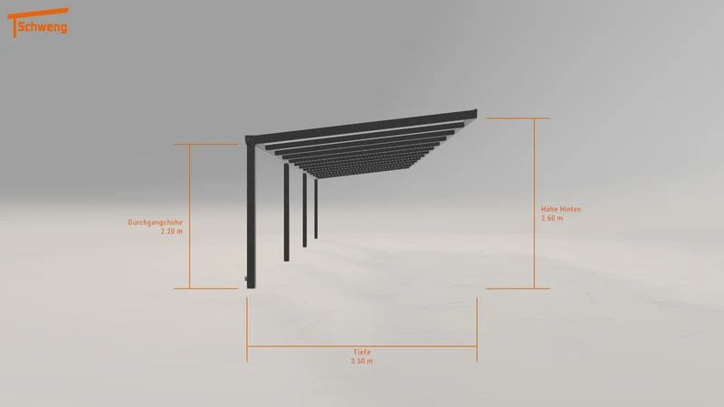 #DE Schweng Terrassenüberdachung S400 (ID k2d7bp)