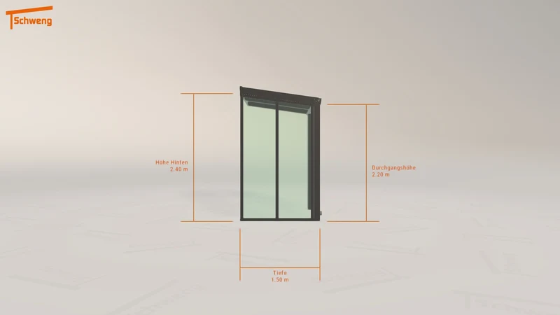 #DE Schweng Terrassenüberdachung S350 (ID bkdv3v)