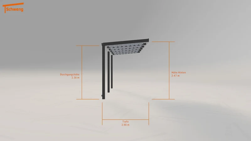 #DE Schweng Terrassenüberdachung S350 (ID jjmbxm)