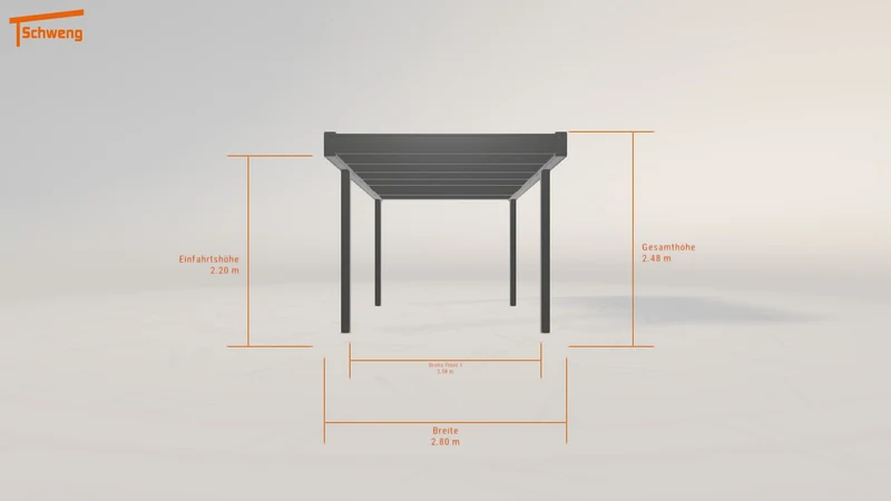 #DE Schweng Flachdachcarport C600+ (ID dvmxvq) #MTG