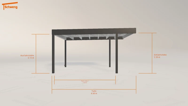 #DE Schweng Flachdachcarport C600+ (ID dvmxvq) #MTG