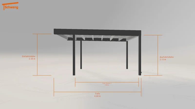 #DE Schweng Flachdachcarport C600+ (ID dvmxvq) #MTG