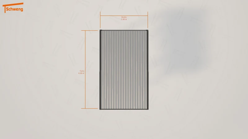 #DE Schweng Flachdachcarport C600+ (ID dvmxvq) #MTG