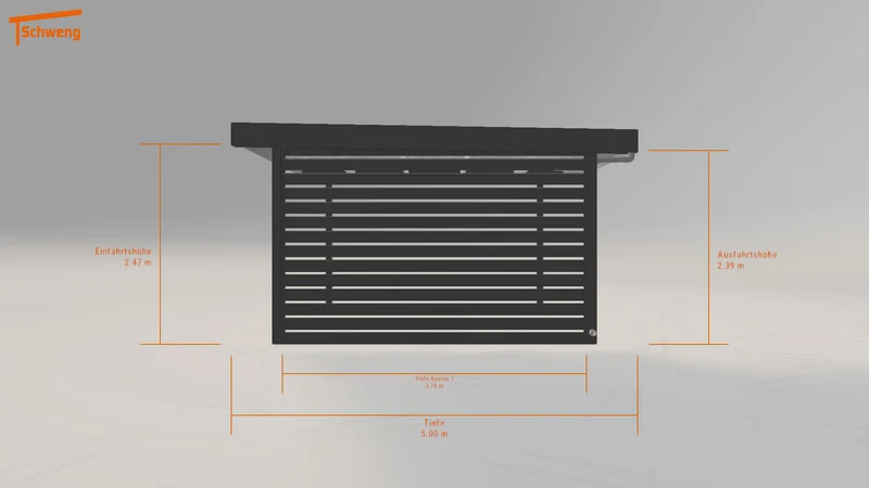 #DE Schweng Flachdachcarport C600 (ID bkr4m3)