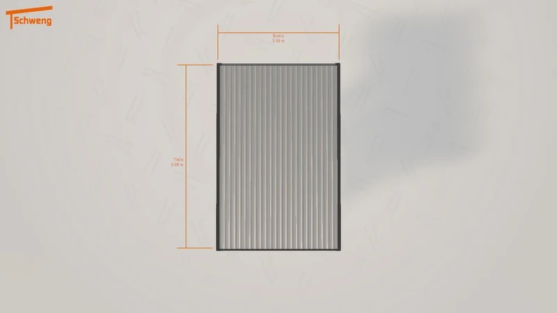 #DE Schweng Flachdachcarport C600 (ID bkr4m3)