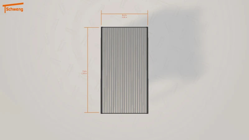 #DE Schweng Flachdachcarport C600 (ID 5m7mbp) #MTG