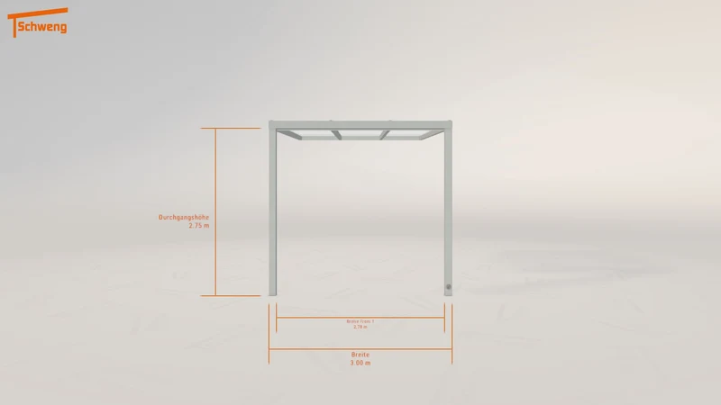 #DE Schweng Pultdachcarport S350 (ID zb3bpm)