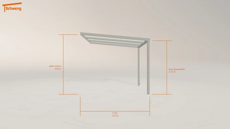 #DE Schweng Pultdachcarport S350 (ID zb3bpm)
