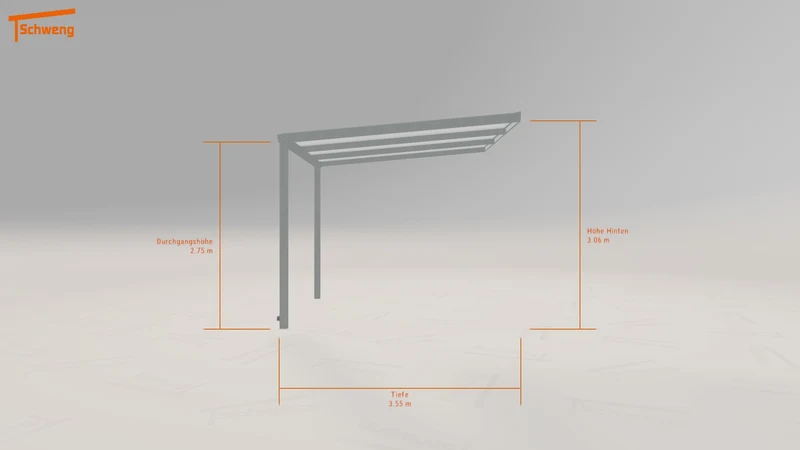#DE Schweng Pultdachcarport S350 (ID zb3bpm)