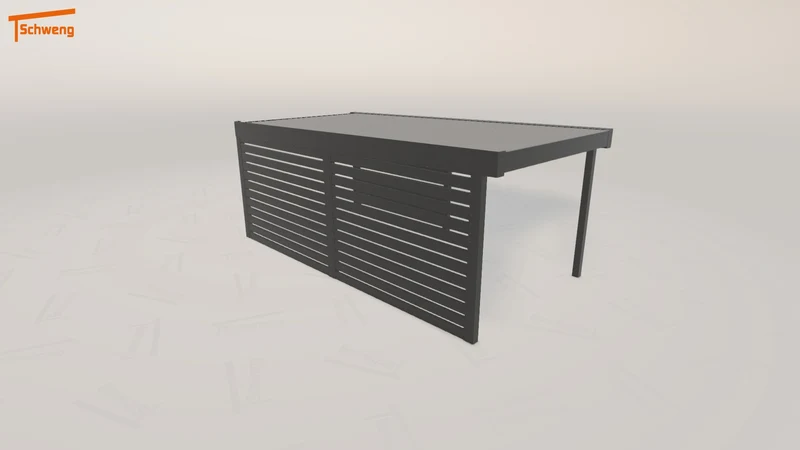 #DE Schweng Flachdachcarport C600+ (ID 85j5gw) #MTG