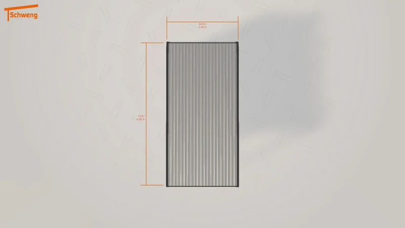 #DE Schweng Flachdachcarport C600+ (ID 85j5gw) #MTG
