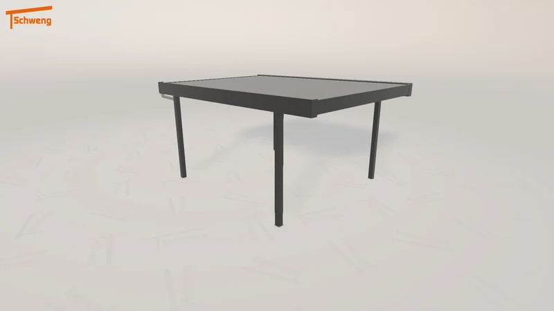 #DE Schweng Flachdachcarport C600 (ID zb9p4d)