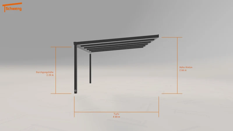 #DE Schweng Terrassenüberdachung S400 (ID w3mzpv)