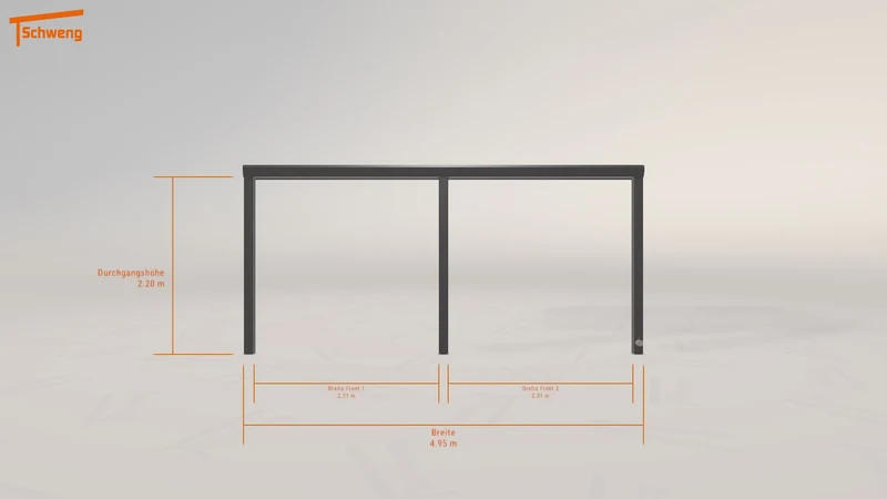 #DE Schweng Terrassenüberdachung S400 (ID 773vq8)