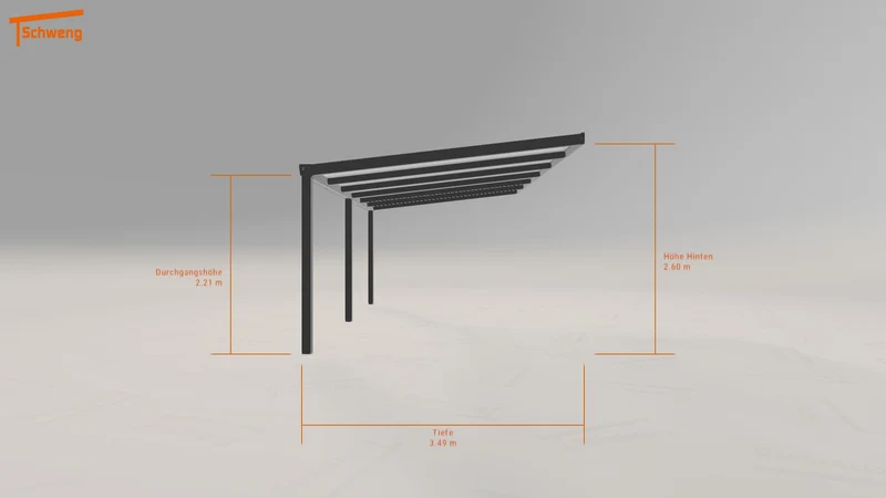 #DE Schweng Terrassenüberdachung S400 (ID x7zb4w)