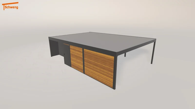 #DE Schweng Flachdachcarport C600 (ID rjyp4n) #MTG