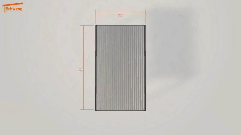 #DE Schweng Flachdachcarport C600 (ID 5mrzy8) #MTG