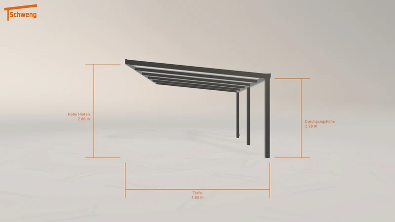 #DE Schweng Terrassenüberdachung S400 (ID v42v7b)