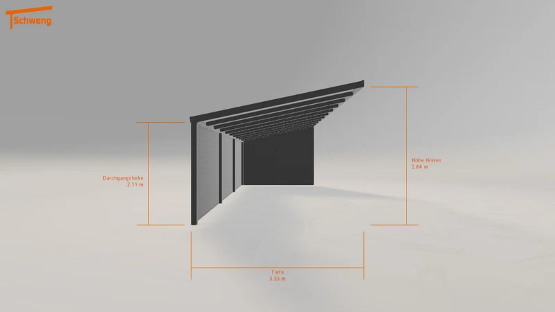 #DE Schweng Pultdachcarport S350 (ID bkdyj2) #MTG