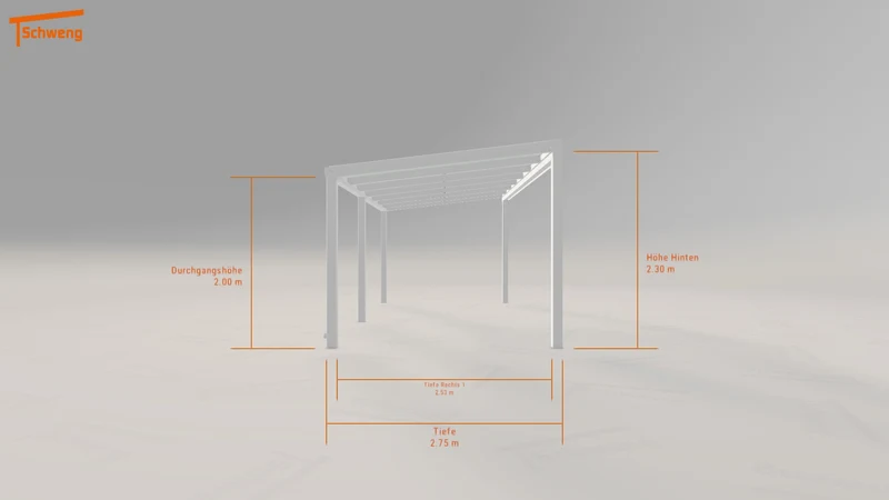 #DE Schweng Pultdachcarport S350 (ID 5m72wv) #MTG