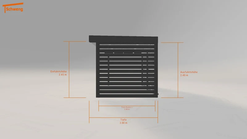#DE Schweng Flachdachcarport C600 (ID n5vwjw) #MTG