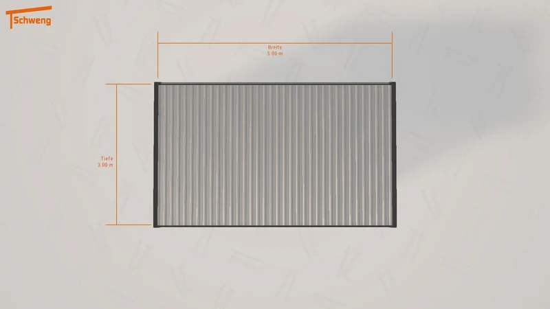 #DE Schweng Flachdachcarport C600 (ID n5vwjw) #MTG