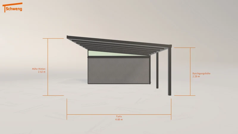 #DE Schweng Terrassenüberdachung S400 (ID x74m49)