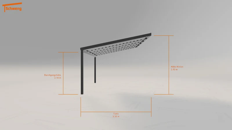 #DE Schweng Terrassenüberdachung S350 (ID mjvm2g)
