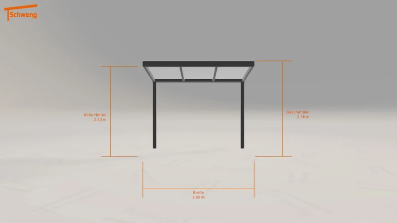 #DE Schweng Terrassenüberdachung S350 (ID jjgx37)