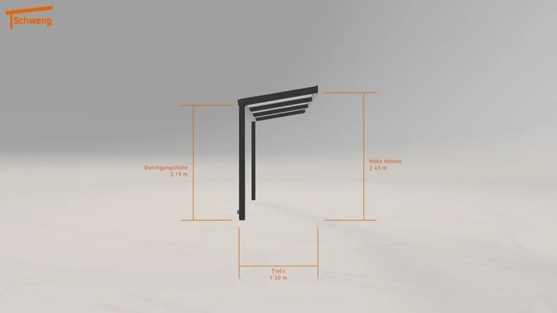 #DE Schweng Terrassenüberdachung S350 (ID jjgx37)