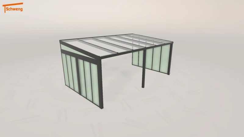 #DE Schweng Terrassenüberdachung S350 (ID ygzq28)