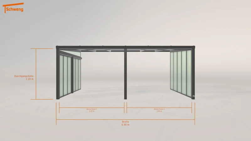#DE Schweng Terrassenüberdachung S350 (ID ygzq28)