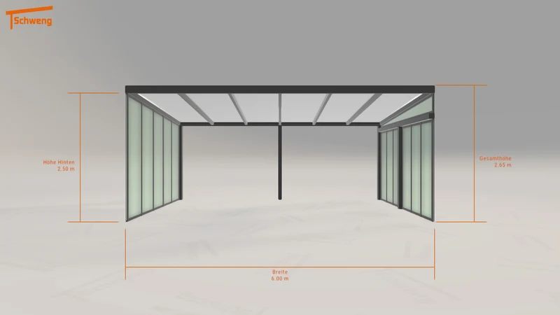 #DE Schweng Terrassenüberdachung S350 (ID ygzq28)