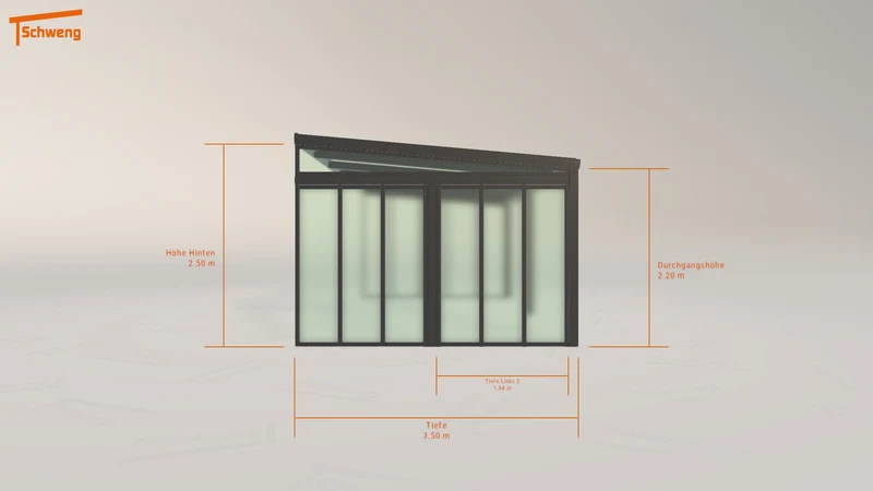 #DE Schweng Terrassenüberdachung S350 (ID ygzq28)