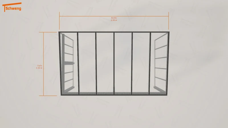 #DE Schweng Terrassenüberdachung S350 (ID ygzq28)