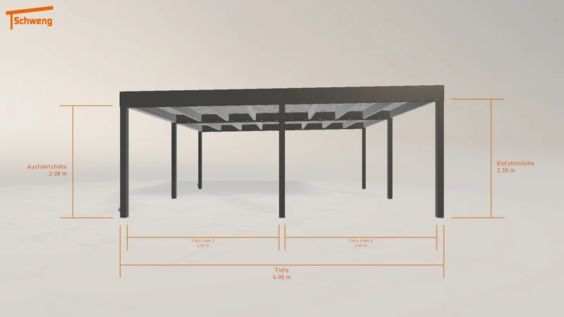 #DE Schweng Flachdachcarport C600+ (ID x7zwxn) #MTG