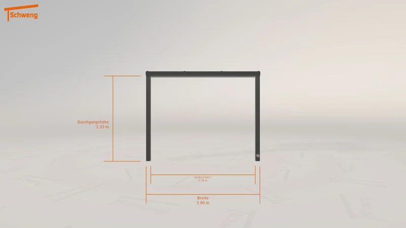 #DE Schweng Terrassenüberdachung S350 (ID dvd75m)