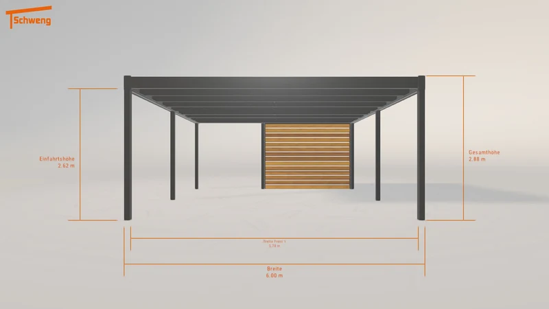 #DE Schweng Flachdachcarport C600 (ID 5mrpyr) #MTG