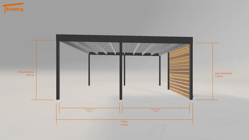 #DE Schweng Flachdachcarport C600 (ID 5mrpyr) #MTG