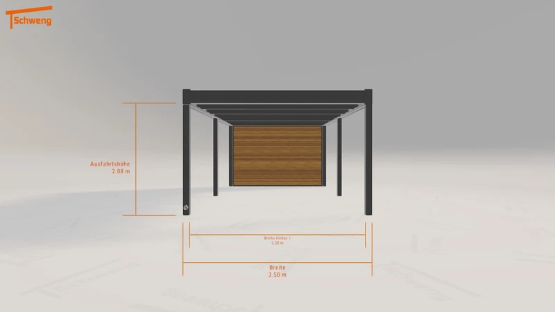 #DE Schweng Flachdachcarport C600 (ID ygmw4v) #MTG