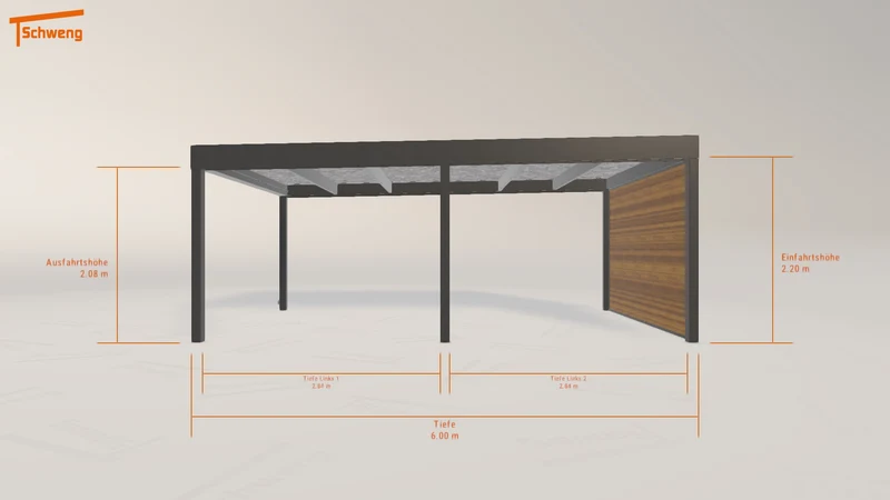 #DE Schweng Flachdachcarport C600 (ID ygmw4v) #MTG