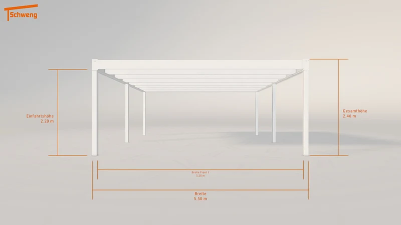 #DE Schweng Flachdachcarport C600 (ID bkdvx7) #MTG