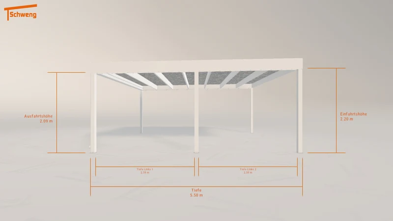 #DE Schweng Flachdachcarport C600 (ID bkdvx7) #MTG