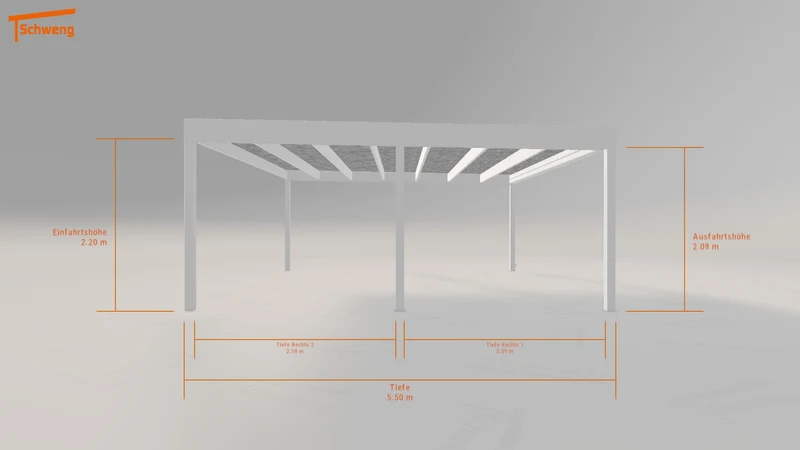 #DE Schweng Flachdachcarport C600 (ID bkdvx7) #MTG
