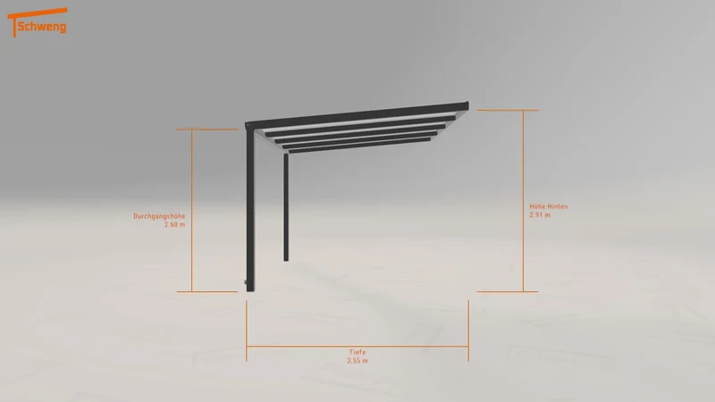 #DE Schweng Terrassenüberdachung S350 (ID qd75r7)