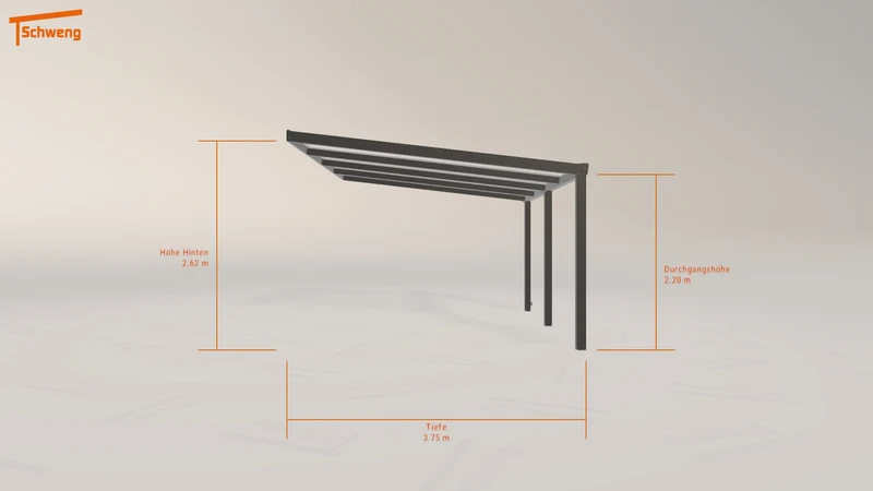 #DE Schweng Terrassenüberdachung S400 (ID rjx7qd)