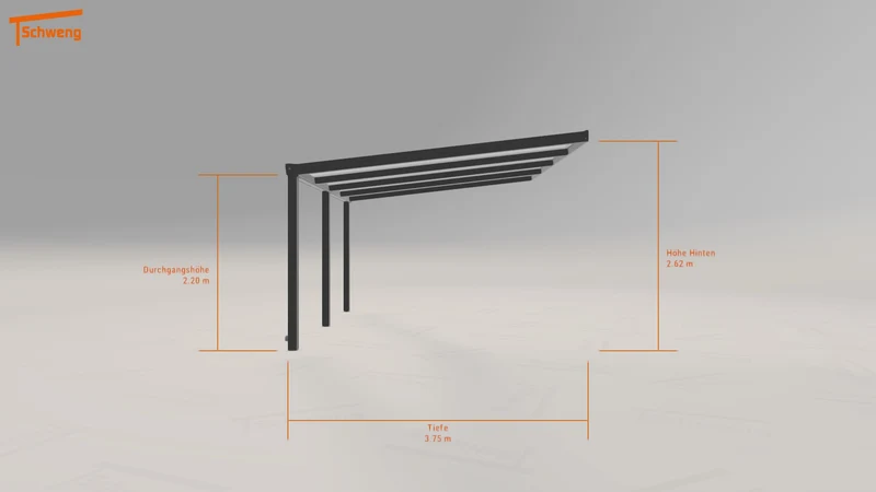 #DE Schweng Terrassenüberdachung S400 (ID rjx7qd)