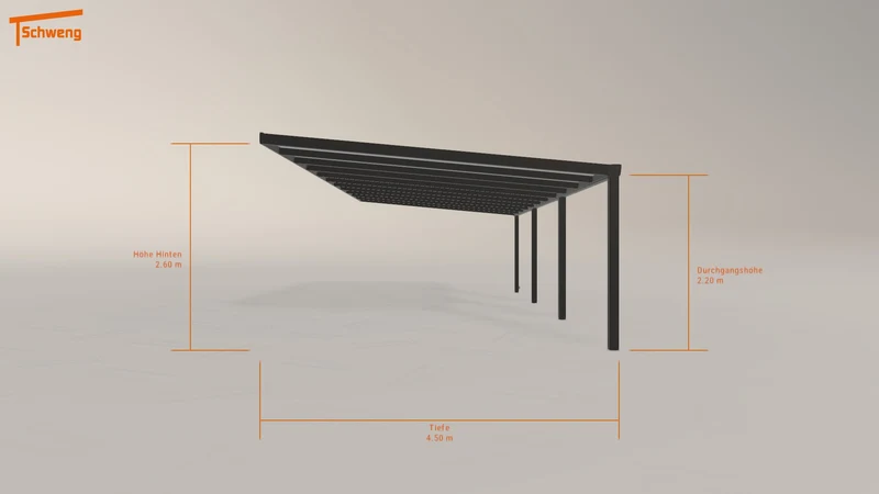 #DE Schweng Terrassenüberdachung S400 (ID 2q4wpj)