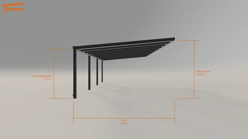 #DE Schweng Terrassenüberdachung S400 (ID 2q4wpj)